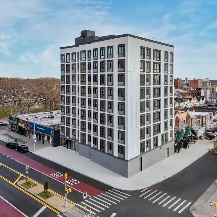 172-02 Hillside Avenue, Jamaica, Queens: the completed nine-story building