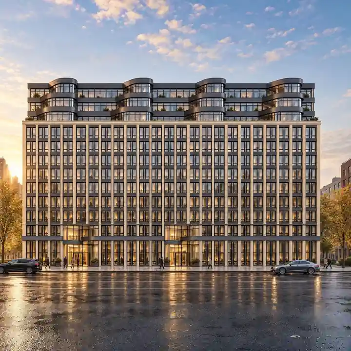 Architect’s rendering of 673 St Nicholas Avenue, West Harlem